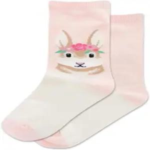 핫삭스 여자 애니멀즈 노블리티 캐주얼 크루 양말