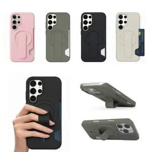 맥세이프 핑거 그립 매트 PC 카드 케이스 갤럭시 S26 울트라 S25 플러스 S24