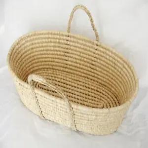 라탄 바구니 수납용 소품 인테리어 리빙박스 다용도 바스켓 특대 커피색 빨래 침실