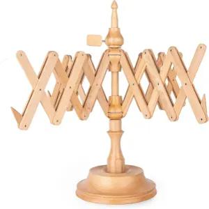 대형 나무 실 감개 (뜨개질 코바늘용) 수공예 - 케이크 와인더 천연 볼 대용량 (비치우드-스위프트)