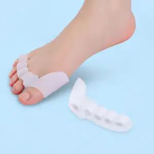 실리콘 발가락 교정기 무지외반증 보호대 굽은발가락 밸런스 패드 G형 굳은살 티눈 방지