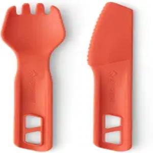 바다에서 정상으로 가는 통로 캠프 식기 세트 스팍 앤 나이프 스파이시 오렌지