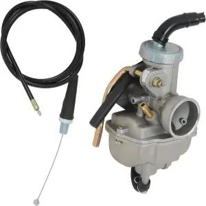 혼다 CRF80F XL70 SL70 XL75 XR80 XR80R 카뷰레터 및 스로틀 케이블 교체