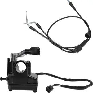 YFZ350 밴시 1995-2006 YFS200 블래스터 1996-2002용 3GG-26250-00 블랙 썸 스로틀(01-0813 풀 푸시 스로틀