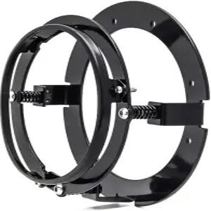 7인치 원형 헤드라이트 모터사이클 마운팅 브래킷 모터사이클용 링 마운트 브래킷(블랙)