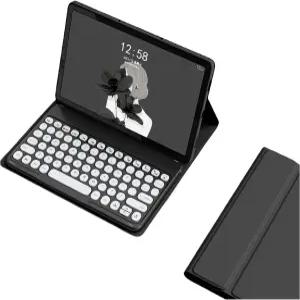 레노버 탭 M10 플러스 3세대 10.6 키보드 케이스 귀여운 컬러 폴리오 스탠드 커버 둥근 키 자석 분리 포함