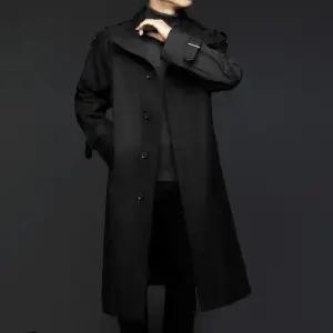 픽호샵 남친 롱 캐주얼 키작남 트렌치 슬림핏 코트 위 무릎 춘추 꾹3