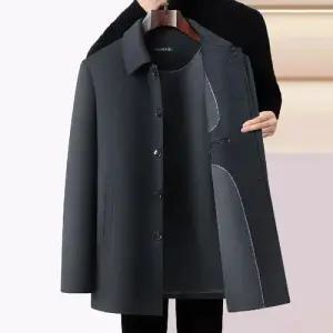 픽호샵 남친 울 가을 키작남 트렌치 코트 칼라 자켓 꾹3