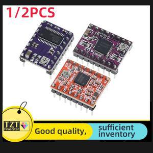 12PCS 3d 프린터 부품 3D 스텝스틱 Drv8825 스테퍼 전동 드라이버 Reprap 4 PCB 보드  A4988 교체