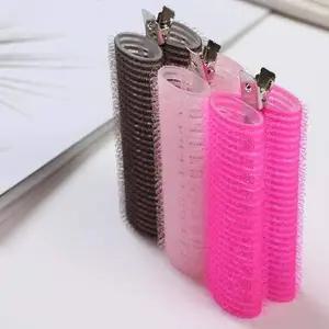 [콩심팥심]앞머리 집게 헤어 롤 헤어클립 핀 물결펌 헤어롤브러쉬