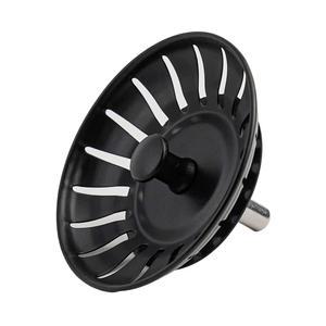 주방 싱크대 배수구 필터 스틸 막힘 폐기물통 검정색 교체 거름망 플러그 머리카락 스테인레스 방지 욕실