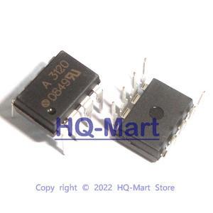 2 10피스 HCPL-3120 DIP-8 A3120 2.0 암페어 출력 전류 IGBT 게이트 드라이브 옵토커플러 칩 IC