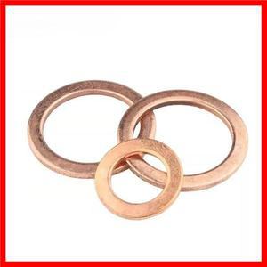 보트 레드 황동 구리 크러시 실링 와셔, M5, M10, M24 플랫 도장 개스킷 심 패드, 메손 DIN7603