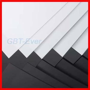 플라스틱 벽 보드 리모델링 흰색 ABS 시트, DIY 수제 건축 재료, 100x200 ~ 300x500mm, 1 개, 3 5