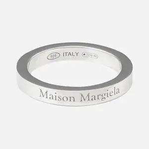 [마르지엘라]6S SM1UQ0122 P8865 102 로고 인그레이브드 슬림 실버링