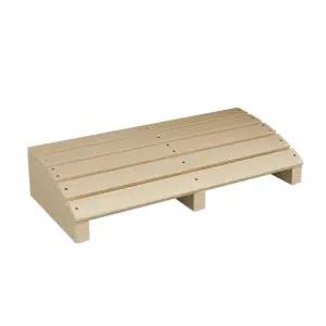 사무실용 책상발받침대 원목 높이조절 발디딤대 편안한자세 다리받침대