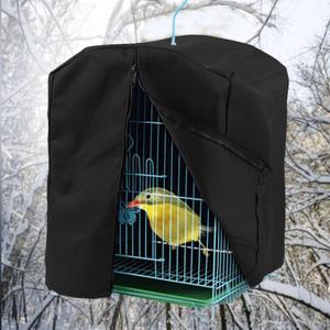 새장 커버  방풍 지퍼형 앵무새 러브버드  버디  코카티엘  마카오 여행용 야간 수면 스트레스 완화용