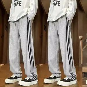 록쉬블몰 남친 바지 면 캐주얼 트렌드 봄가을 일자 9부 HO3