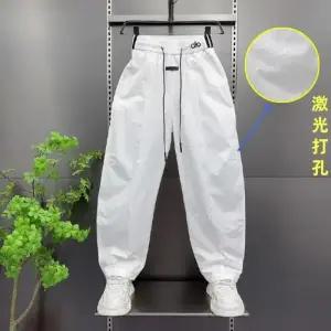 록쉬블몰 남자 바지 면 캐주얼 가을 아웃도어 통기성 일자 커브 바람막이 통 HO3