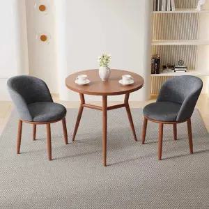 원목 원형 테이블 의자 자작나무 디자인 원형테이블 식탁