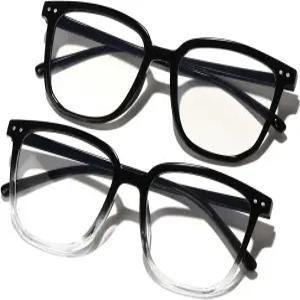 여성용 GFUIARA 블루 라이트 차단 안경 패션 스퀘어 컴퓨터/TV/폰/게임