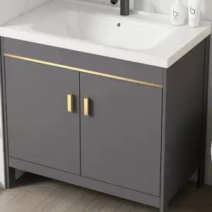 욕실 하부장 세면대 탑볼 캐비닛 감성 화장실 거울 세트