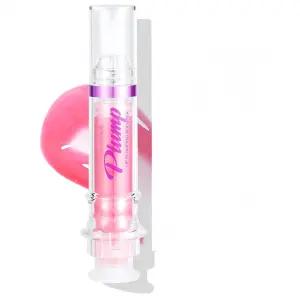 멜레만도 립 플럼퍼 6가지 색상 보습 글로시 플럼핑 립글로스 오래 지속되는 천연 (색 01)