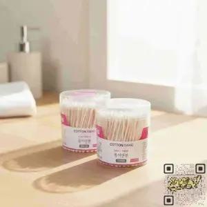 위생스틱 종이 면봉 아기 신생아 멸균 대용량 200p 5개