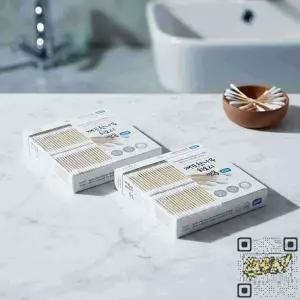 신생아 귀지제거 면봉 저자극 멸균 회오리 코딱지 400P 2개