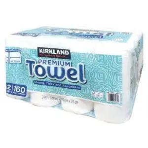 베이직키친타올 커클랜드 시그니처 2겹 종이 키친타올 (12롤) 160매