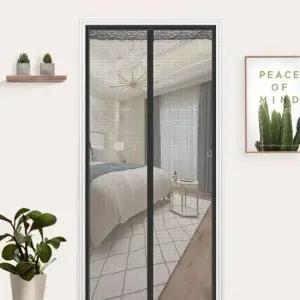 현관 매장 문 방충망 모기장 셀프 붙이는 자석 120x220cm