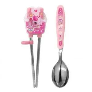 [에이치플러스몰]양손 젓가락 세트 아기 한글 교정 스푼 어린이 학습