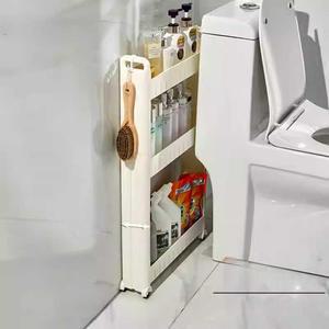 틈새서랍장 선반 좁은 타입 다용도실 초슬림침대 슬라이딩 40x40x52cm