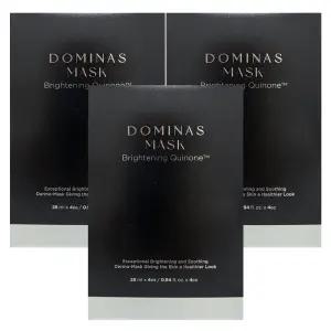 TG도미나스 마스크 브라이트닝 팩 28ml x 4매 (3박스) 미백 주름 개선