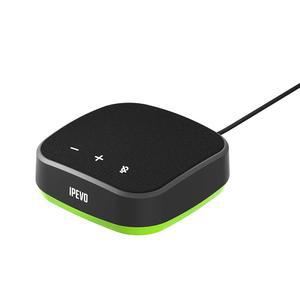 IPEVO VC-A10 USB 휴대용 스피커폰, 회의, 통화, 온라인 하이브리드 작업, 회의실, 소음 감소 마이크, 360 음성 커버리지, 쉬운 설정, 팀과 호환, Zoom