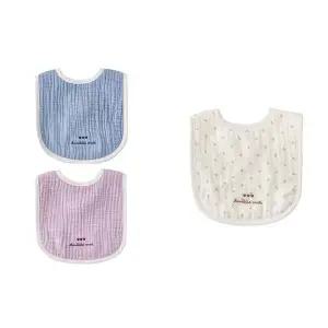 갤러리아 신생아,백일CR,VI,BL)아이엘뮤요루거즈턱받이(36370-001-01/02/03)