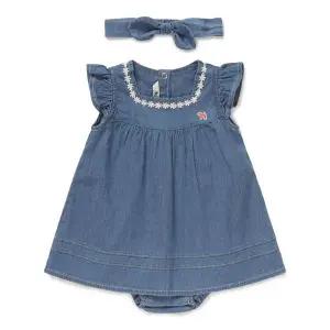 갤러리아 (출산백일돌축하)BL)데님 원피스형 바디수트(46313-604-02)