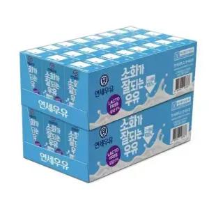 연세우유소화가잘되는멸균우유190ml x 24 x 2
