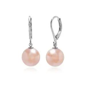 E458 10mm 피치 진주 오스트리아 레버백 귀걸이 WFFOJ65