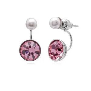 E315 오스트리아 크리스탈 귀걸이 - 라이트로즈 WFFO6T7