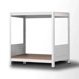 아트박스/스피드랙 홈던트하우스 주방선반 파티션선반 2단 800x400x600