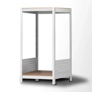 아트박스/스피드랙 홈던트하우스 주방선반 파티션선반 2단 400x400x1050