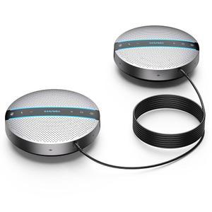 12명의 참석자를 위한 2 in 1 데이지 체인 컨퍼런스 스피커, 6 마이크가 장착된 각 블루투스 USB/동글/블루투스 연결, 홈 오피스용 앱과 호환 가능