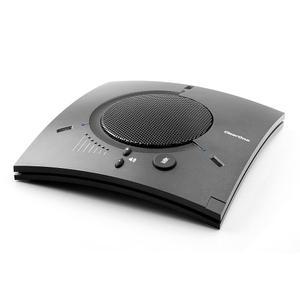 360도 커버리지를 위한 3개의 마이크가 있는 클리어원 아우라 채팅 150 USB 스피커폰 - 홈 오피스 솔루션