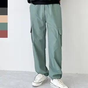 남성 원픽 카고 스트링 와이드 밴딩 팬츠 1P 운동복 gkf7+5ENx