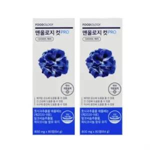 푸드올로지 맨올로지 컷 PRO 다이어트 파란통 800mg x 80정 [2개]