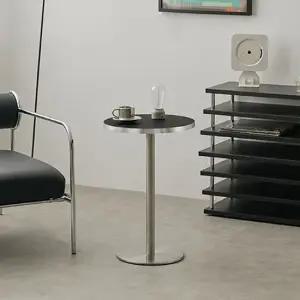 스틸 원형 사이드테이블 400 소파 협탁 카페 미니 인테리어 HW132