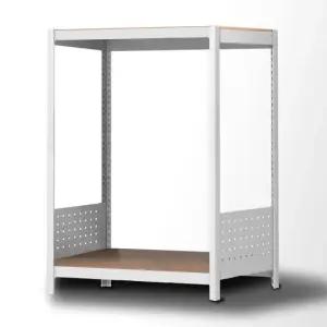 홈던트하우스 주방선반 사이드 파티션선반 2단 800x400x1050