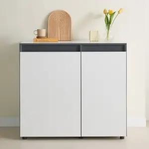 로엔 990 광폭 멀티렌지대 도어형 주방수납장 주방 정리장