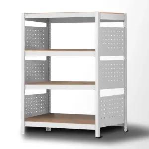 홈던트하우스 주방선반 사이드 파티션선반 4단 800x400x1350